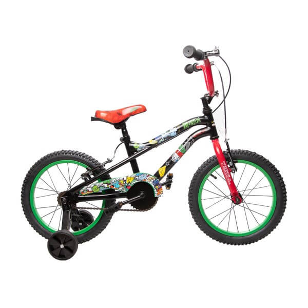 bicicleta wander munster16 negro-rojo A