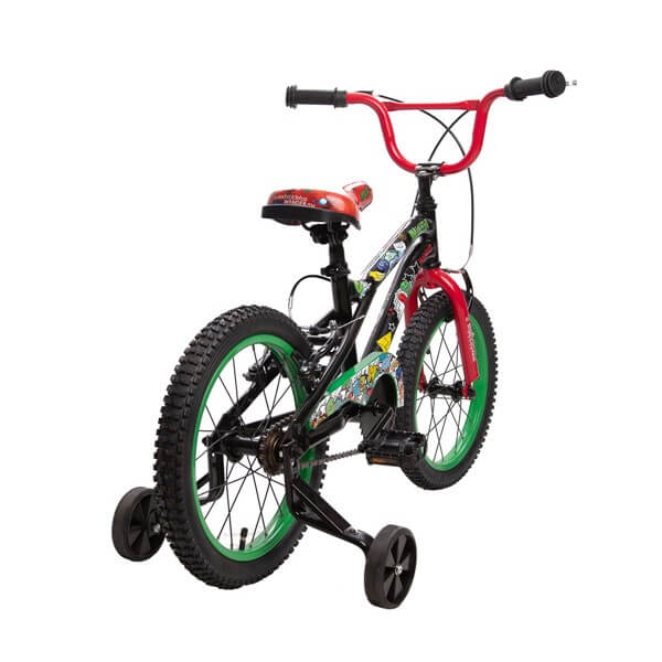 bicicleta wander munster16 negro-rojo 2