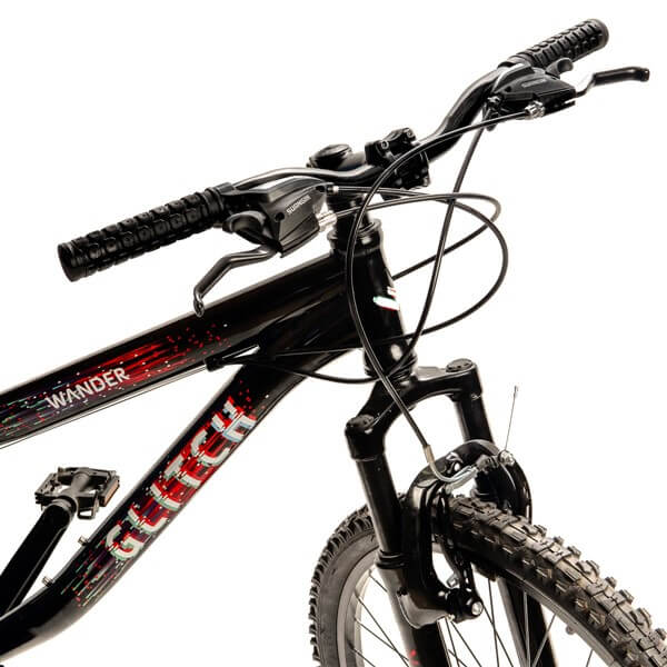 bicicleta wander glitch verde-negro 6